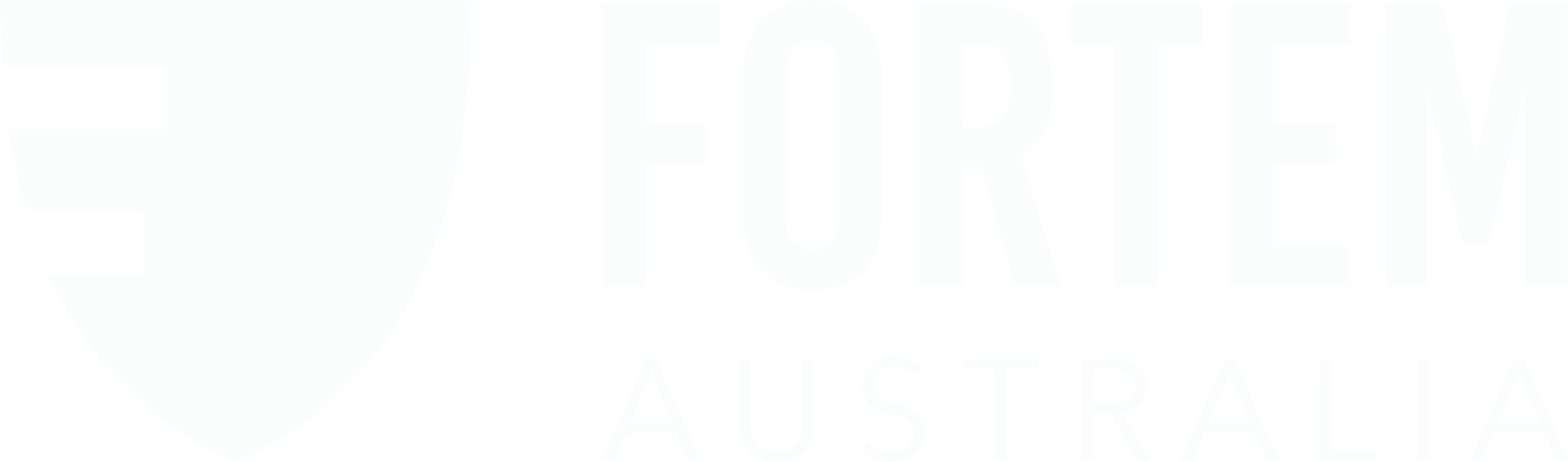 Fortem Australia logo inline white